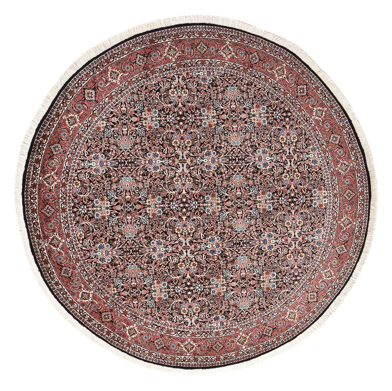 Tappeto Persero - Bidjar - 240 x 240 cm - rosso scuro