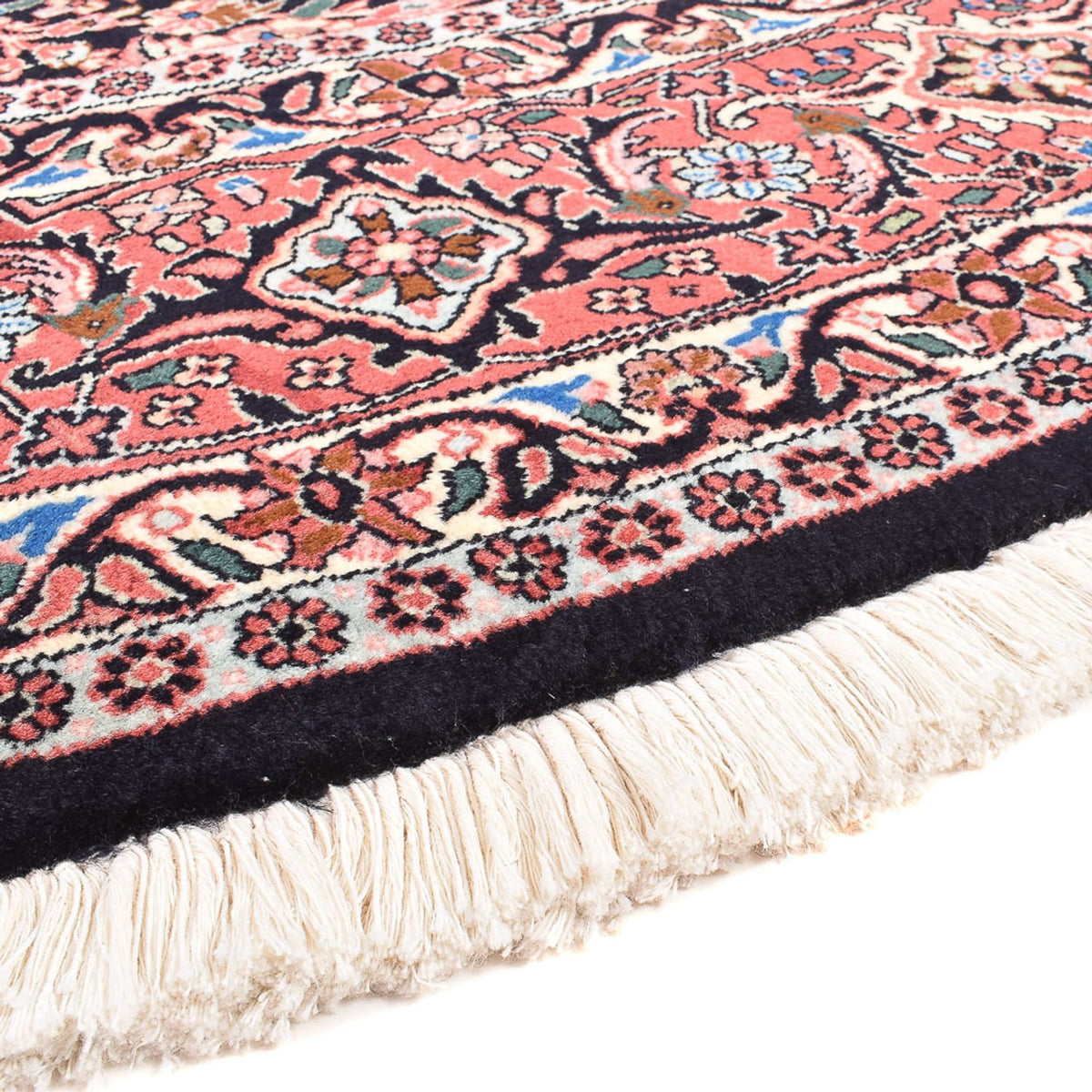 Tappeto Persero - Bidjar - 240 x 240 cm - rosso scuro