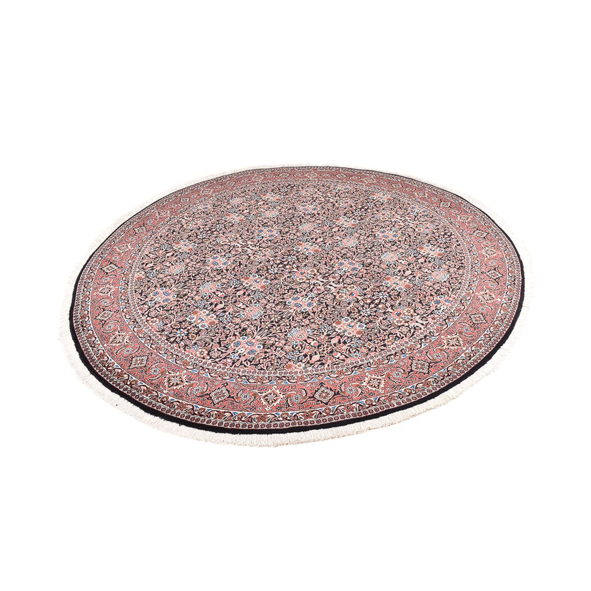 Tappeto Persero - Bidjar - 240 x 240 cm - rosso scuro