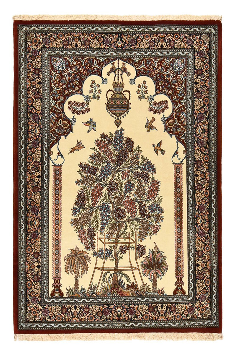 Tappeto Persero - Ghom - Reale - 200 x 136 cm - beige chiaro