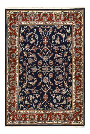Tappeto Persero - Ghom - 212 x 146 cm - blu scuro