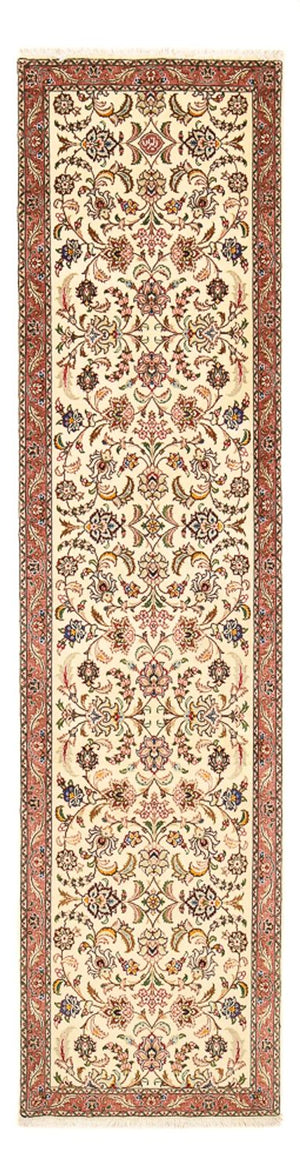 Tappeto corsia Tappeto Persero - Tabriz - Reale - 284 x 70 cm - beige