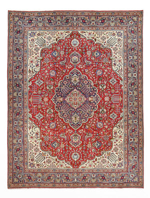 Tappeto Persero - Tabriz - Reale - 396 x 298 cm - rosso