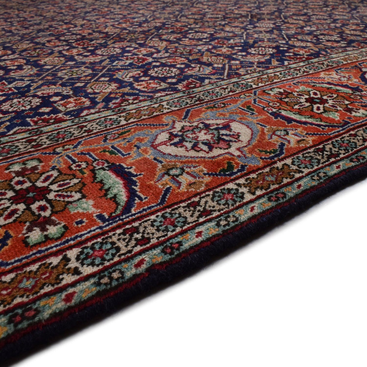 Tappeto Persero - Tabriz - 289 x 198 cm - blu scuro
