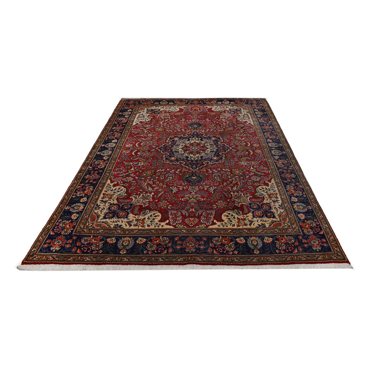 Tappeto Persero - Tabriz - 290 x 203 cm - rosso bordeaux