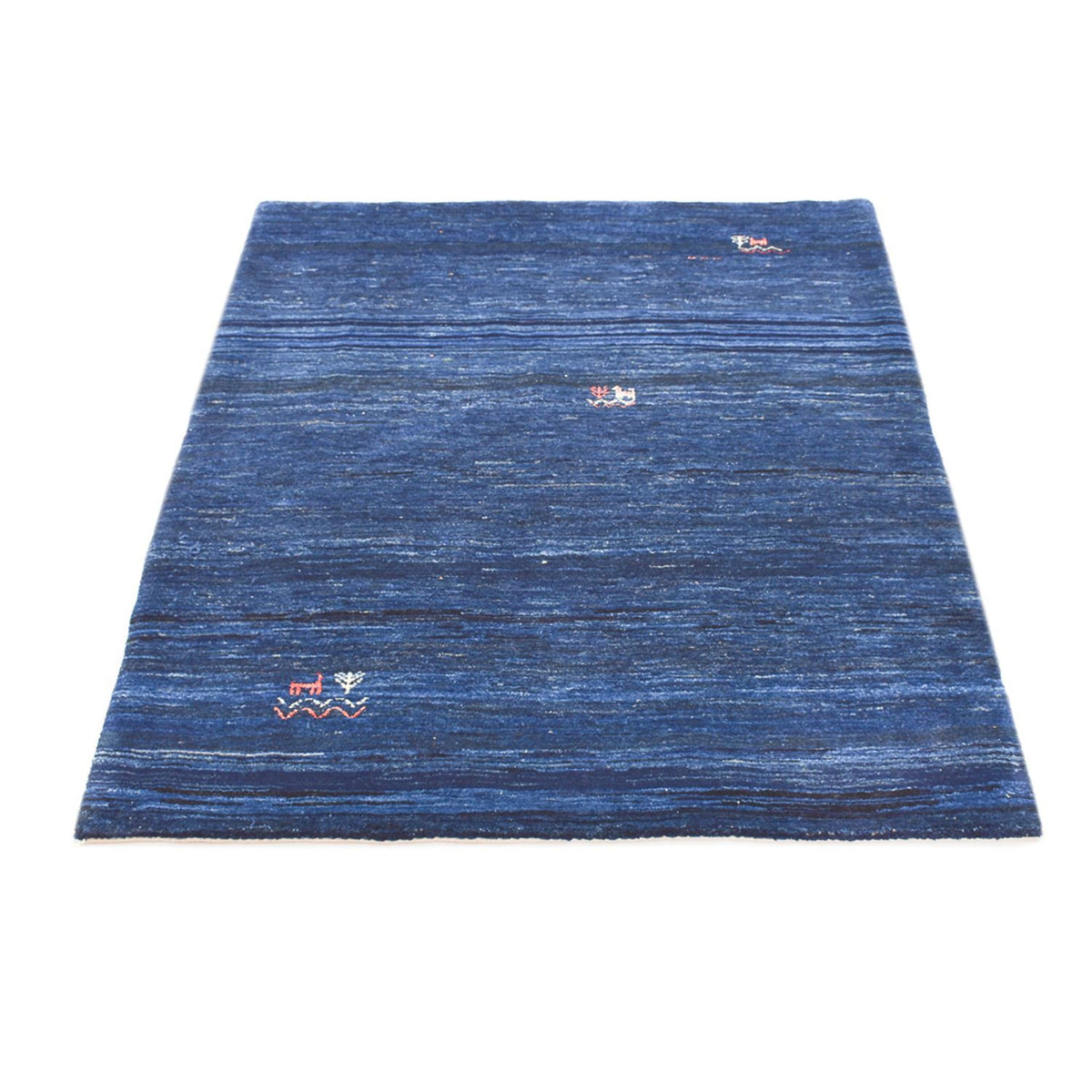 Tappeto Gabbeh - Loribaft Persero - 143 x 119 cm - blu scuro