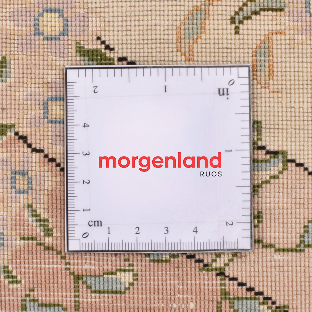 Tappeto Persero - Tabriz - Reale rotondo  - 200 x 200 cm - beige