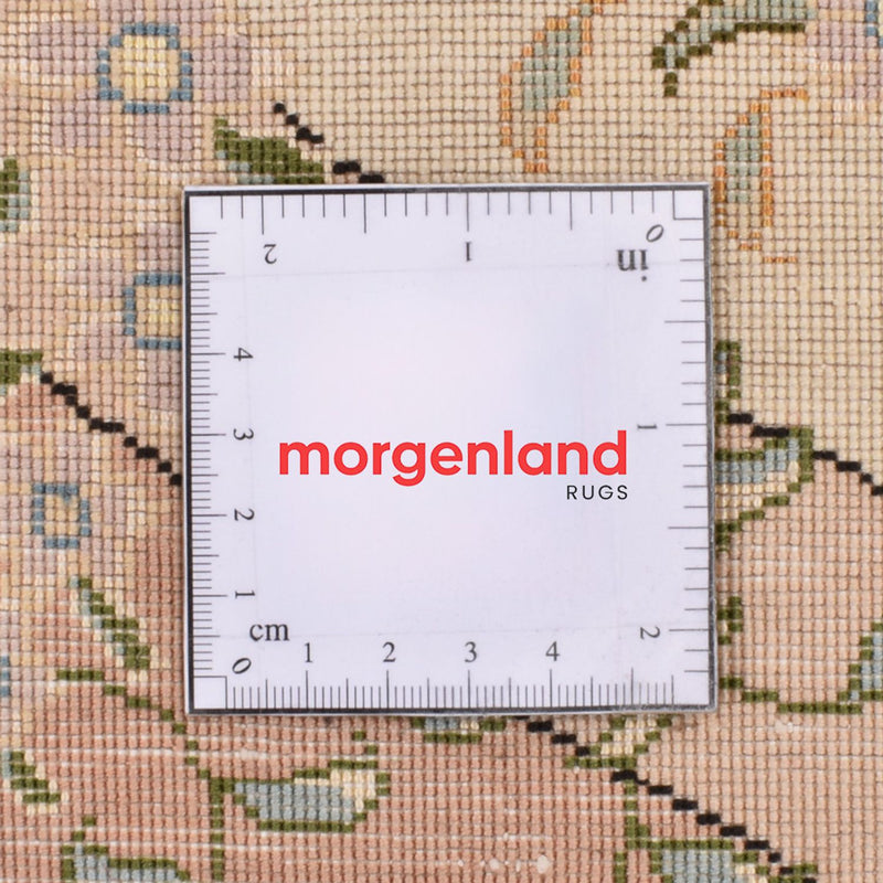 Tappeto Persero - Tabriz - Reale rotondo  - 200 x 200 cm - beige