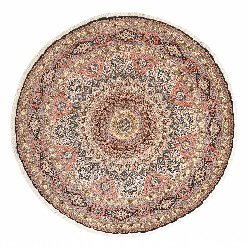 Tappeto Persero - Tabriz - Reale rotondo  - 250 x 250 cm - multicolore