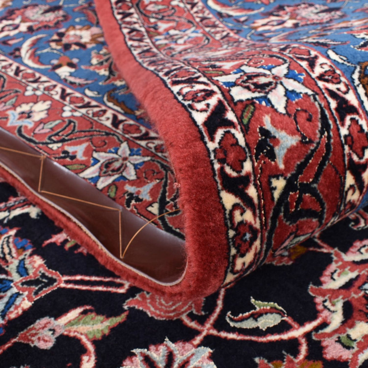 Tappeto Persero - Bidjar - 402 x 307 cm - blu scuro