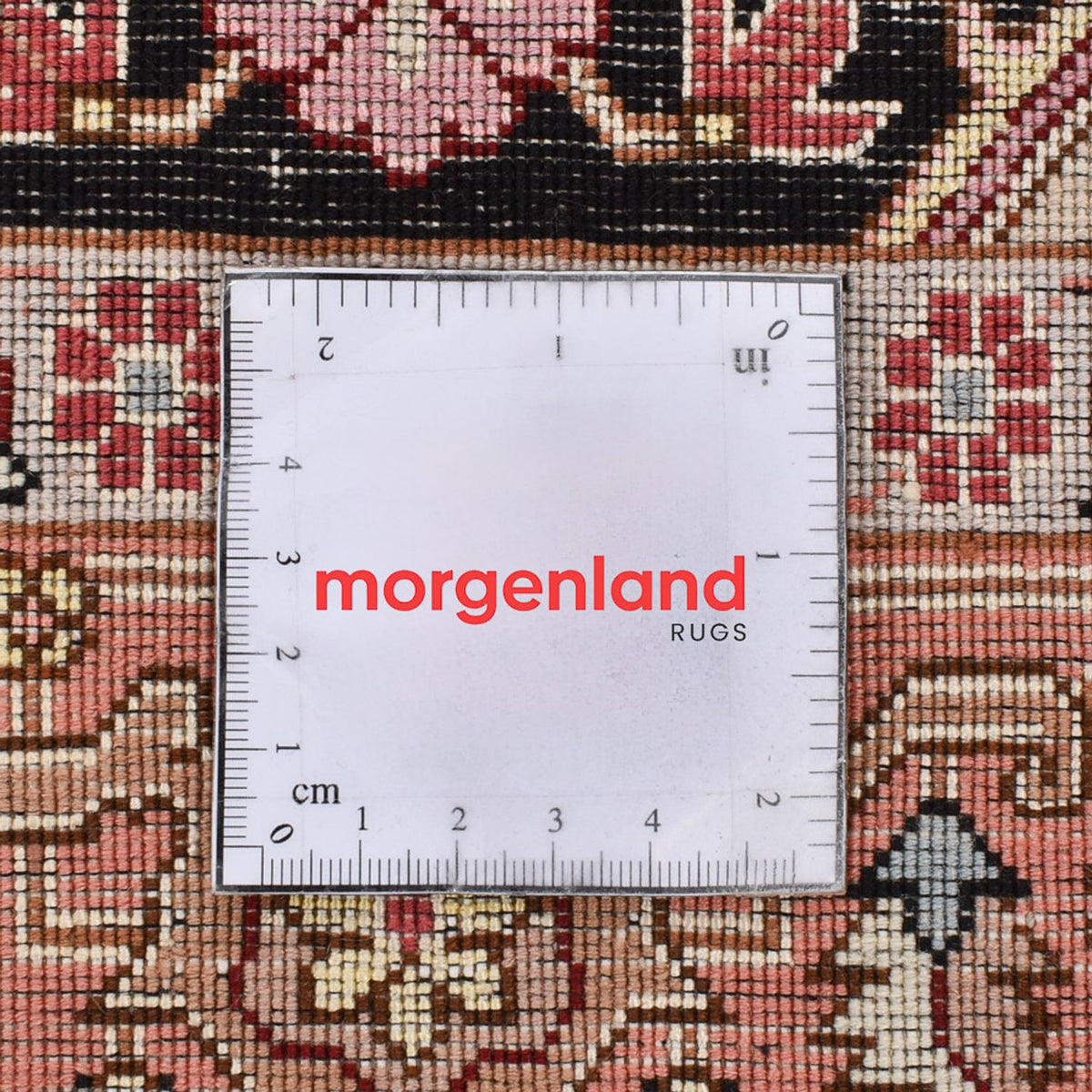 Tappeto corsia Tappeto Persero - Tabriz - Reale - 352 x 90 cm - rosso chiaro