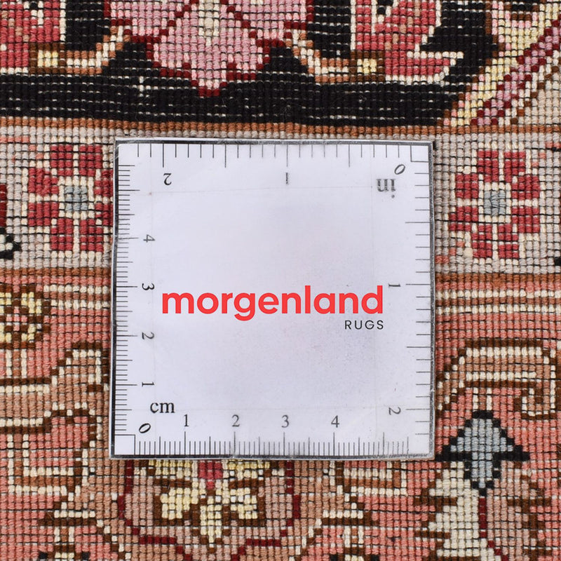 Tappeto corsia Tappeto Persero - Tabriz - Reale - 352 x 90 cm - rosso chiaro