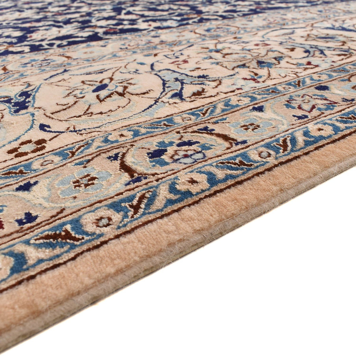 Tappeto Persero - Nain - Premio - 351 x 253 cm - blu scuro