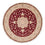 Tappeto Persero - Tabriz - Reale rotondo  - 245 x 245 cm - rosso