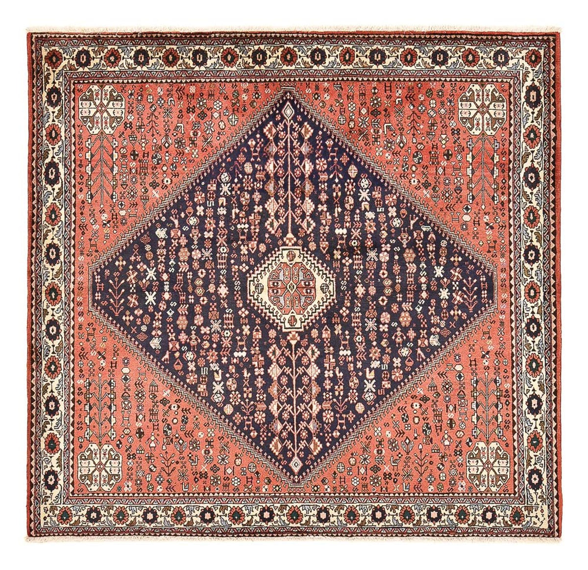 Tappeto Persero - Nomade quadrato  - 203 x 196 cm - rosso chiaro