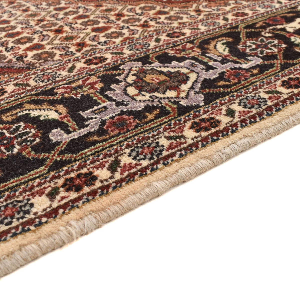 Tappeto Persero - Tabriz - Reale quadrato  - 203 x 195 cm - beige scuro