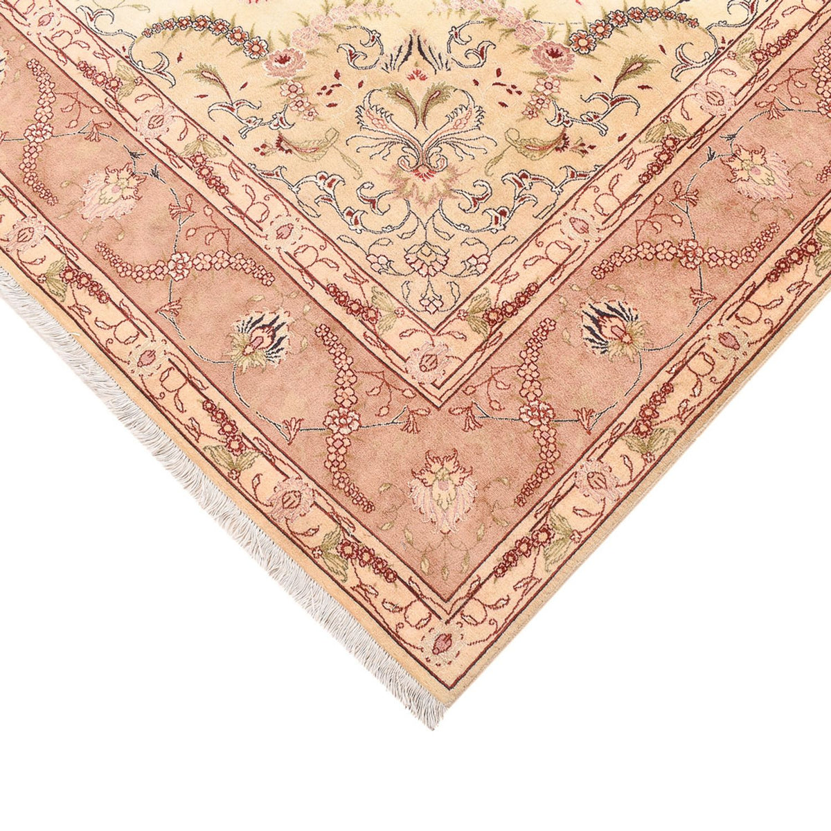 Tappeto Persero - Tabriz - Reale - 300 x 200 cm - beige chiaro