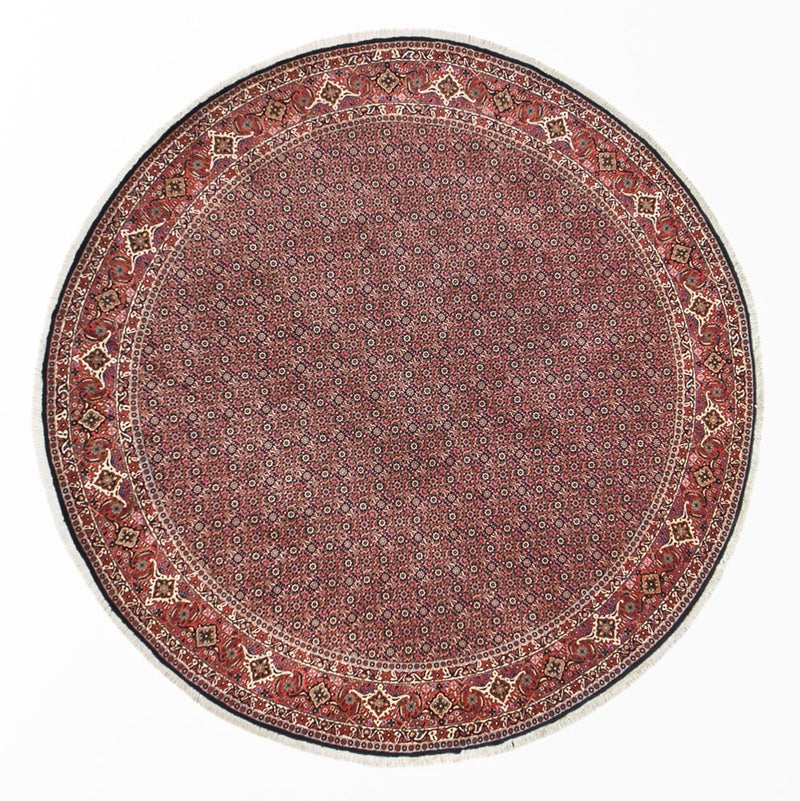 Tappeto Persero - Bidjar rotondo  - 300 x 300 cm - rosso scuro