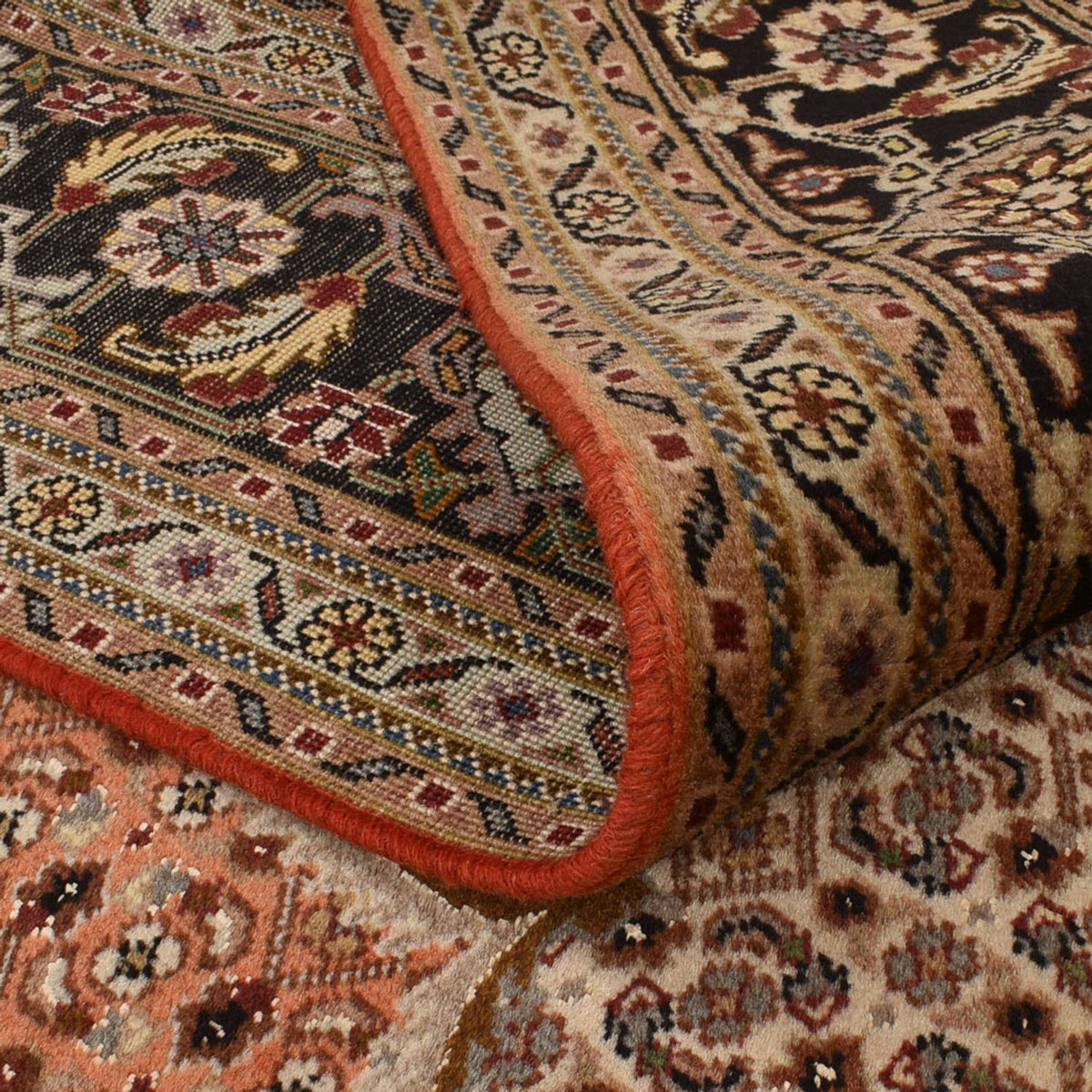 Tappeto Persero - Tabriz - Reale quadrato  - 253 x 245 cm - beige scuro
