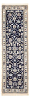Tappeto corsia Tappeto Persero - Nain - Reale - 197 x 61 cm - blu scuro