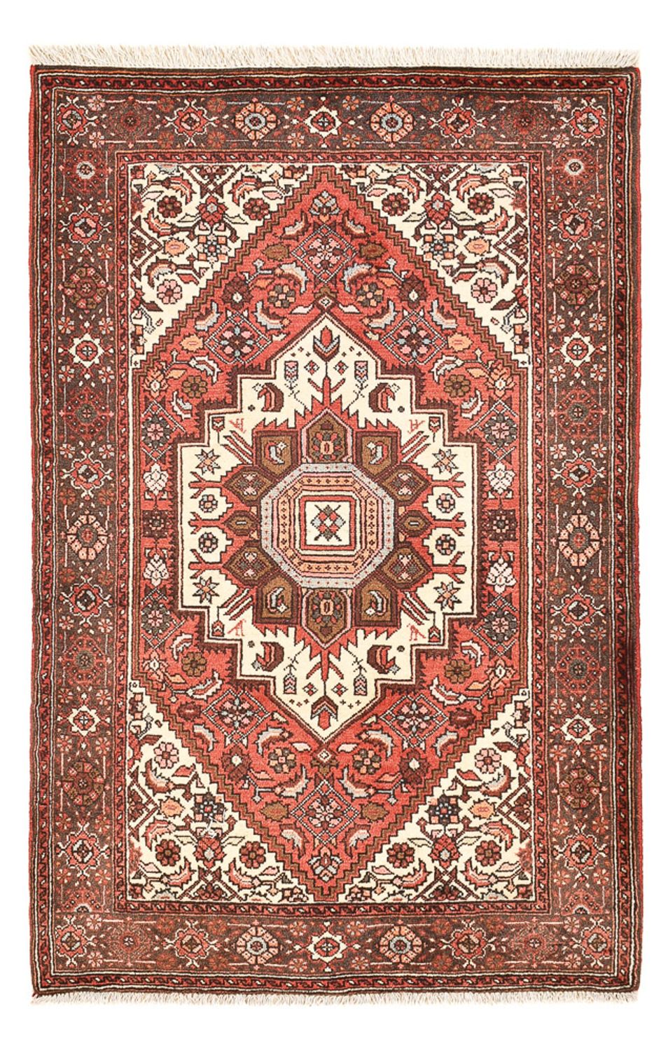 Tappeto Persero - Bidjar - 138 x 86 cm - rosso chiaro