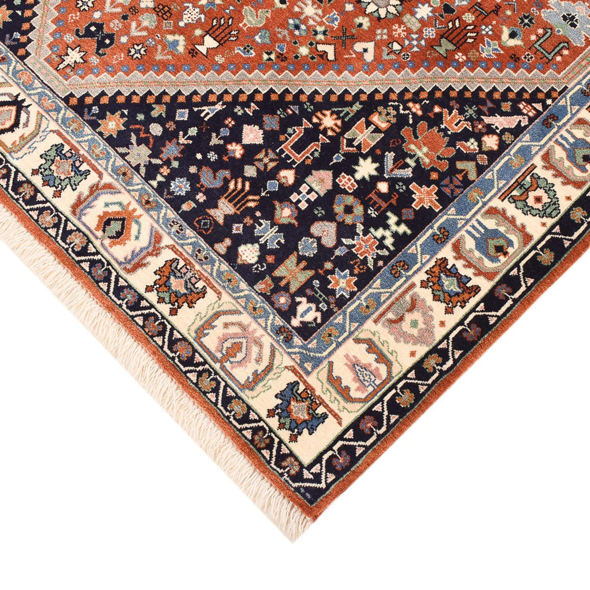 Tappeto Gabbeh - Kashkuli Persero - 162 x 116 cm - ruggine