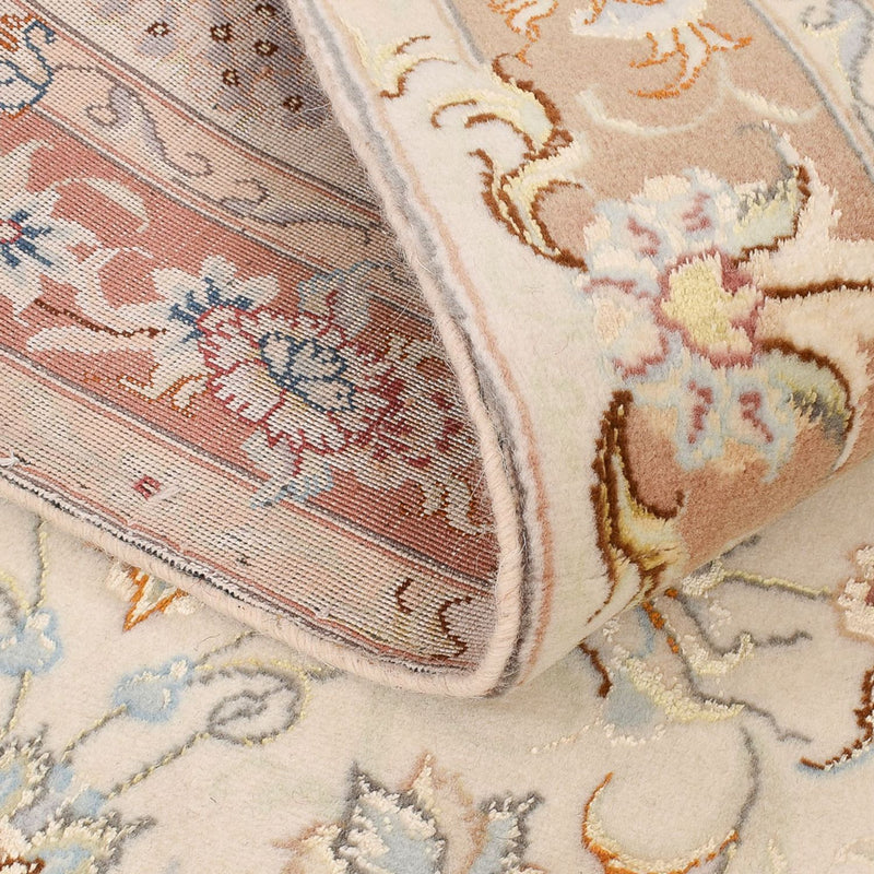 Tappeto corsia Tappeto Persero - Tabriz - Reale - 372 x 87 cm - beige