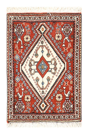 Tappeto Gabbeh - Kashkuli Persero - 60 x 35 cm - rosso