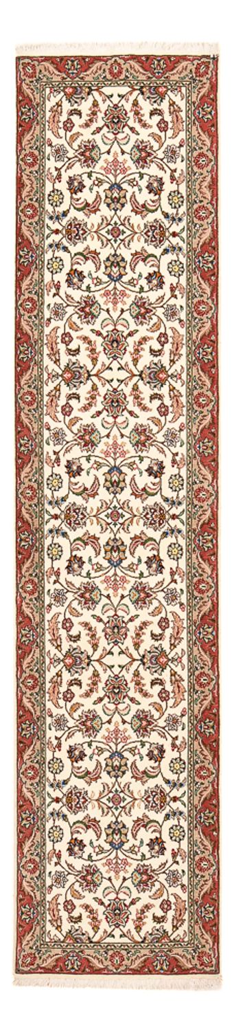 Tappeto corsia Tappeto Persero - Tabriz - Reale - 301 x 68 cm - beige