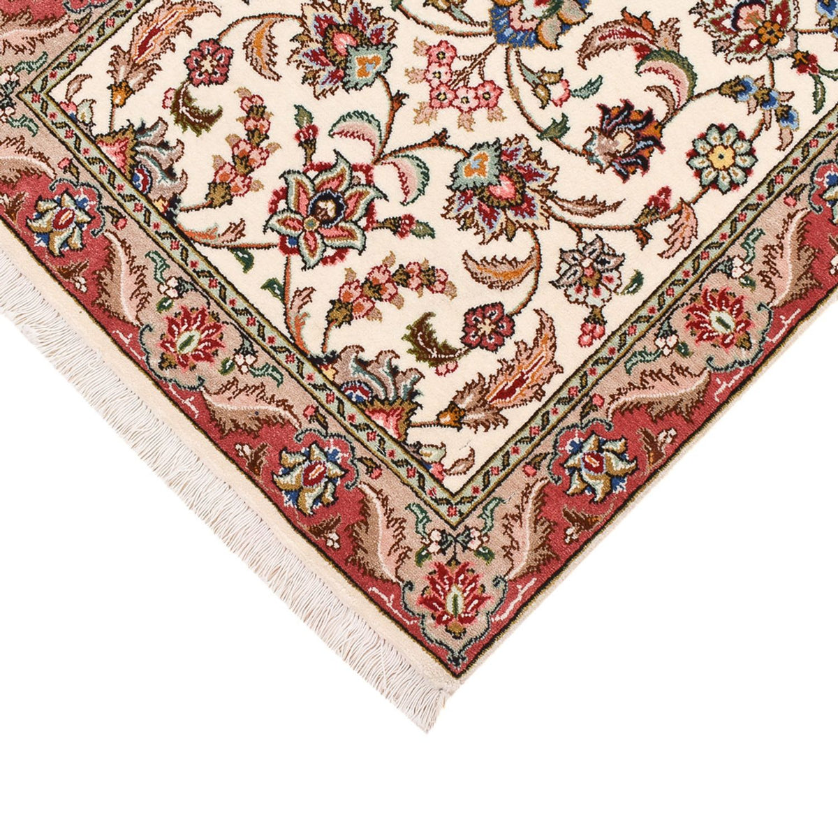 Tappeto corsia Tappeto Persero - Tabriz - Reale - 301 x 68 cm - beige