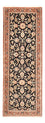 Tappeto corsia Tappeto Persero - Ghom - Reale - 150 x 52 cm - blu scuro