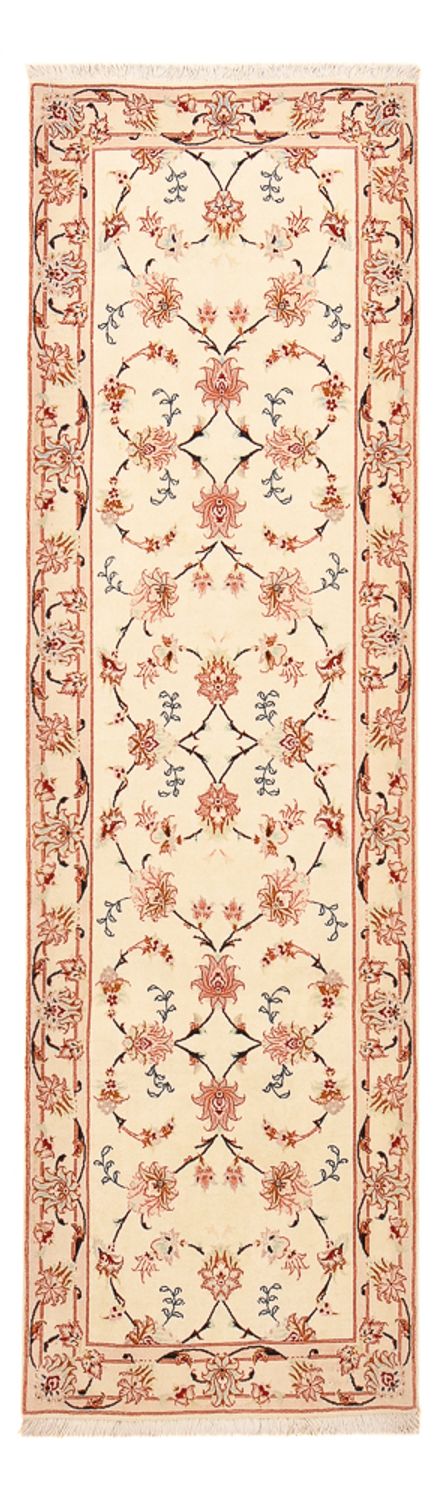 Tappeto corsia Tappeto Persero - Tabriz - Reale - 262 x 77 cm - beige