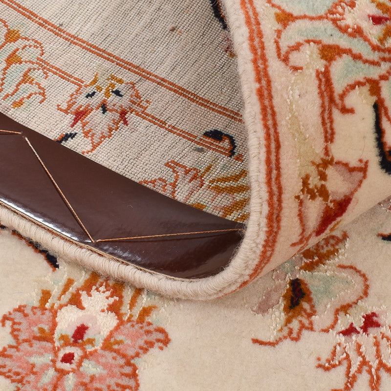 Tappeto corsia Tappeto Persero - Tabriz - Reale - 262 x 77 cm - beige