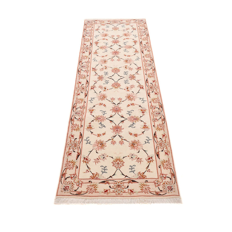Tappeto corsia Tappeto Persero - Tabriz - Reale - 262 x 77 cm - beige