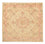 Tappeto Persero - Tabriz - Reale quadrato - 248 x 242 cm - beige chiaro