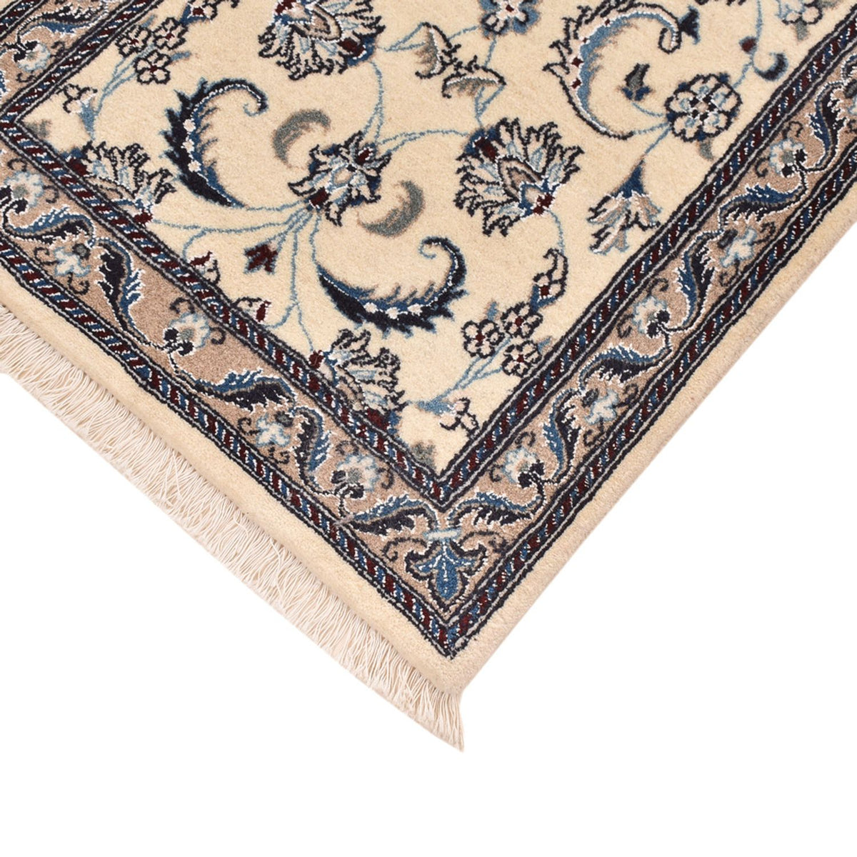 Tappeto corsia Tappeto Persero - Nain - Reale - 202 x 58 cm - crema