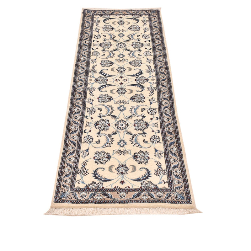 Tappeto corsia Tappeto Persero - Nain - Reale - 202 x 58 cm - crema