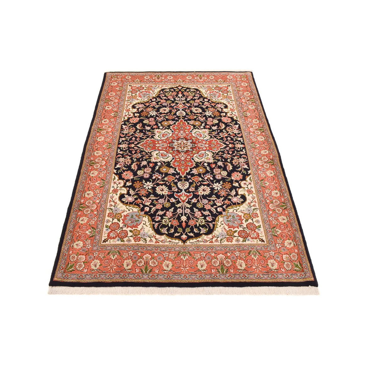 Tappeto Persero - Ghom - Reale - 227 x 140 cm - blu scuro