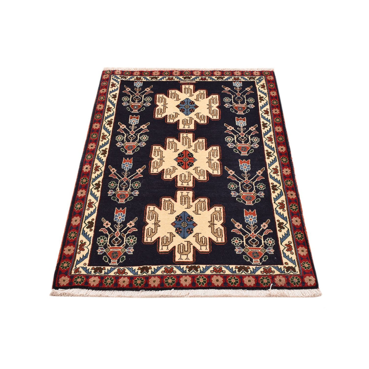 Tappeto Gabbeh - Kashkuli Persero - 131 x 83 cm - multicolore