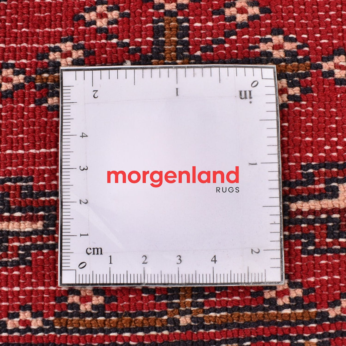 Tappeto Turkaman - 138 x 110 cm - rosso