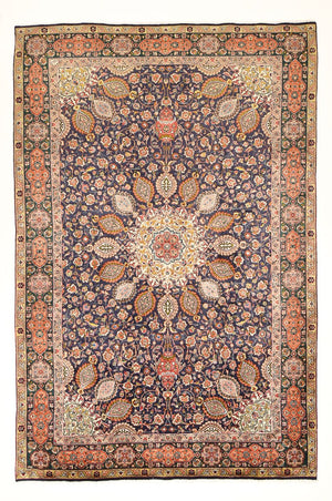 Tappeto Persero - Tabriz - Reale - 300 x 196 cm - ruggine