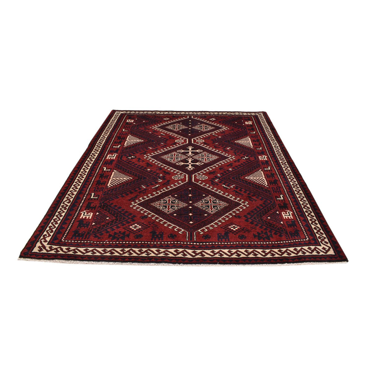 Tappeto Persero - Nomade - 260 x 217 cm - rosso bordeaux