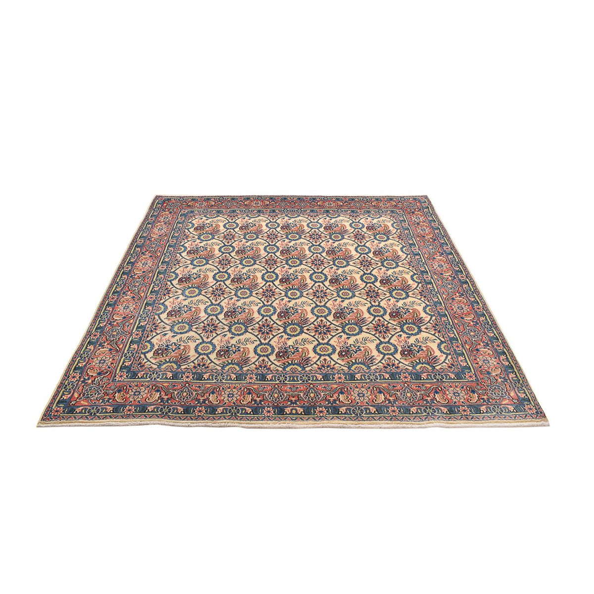 Tappeto Persero - Keshan quadrato - 192 x 195 cm - multicolore