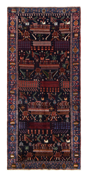 Tappeto corsia Tappeto Persero - Nomade - 382 x 168 cm - rosso scuro