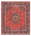 Tappeto Persero - Classico forma speciale - 340 x 303 cm - rosso