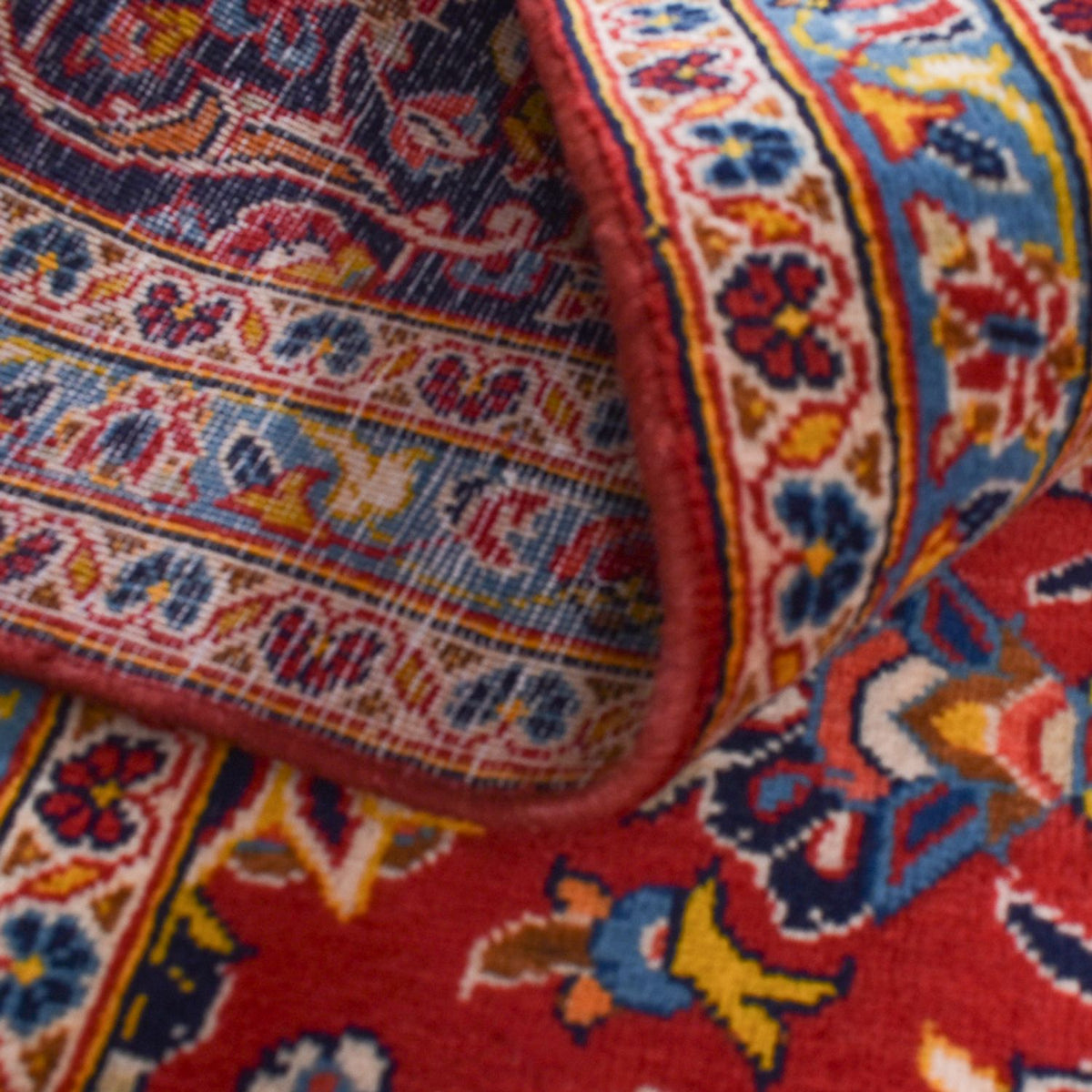 Tappeto Persero - Keshan - 422 x 296 cm - rosso