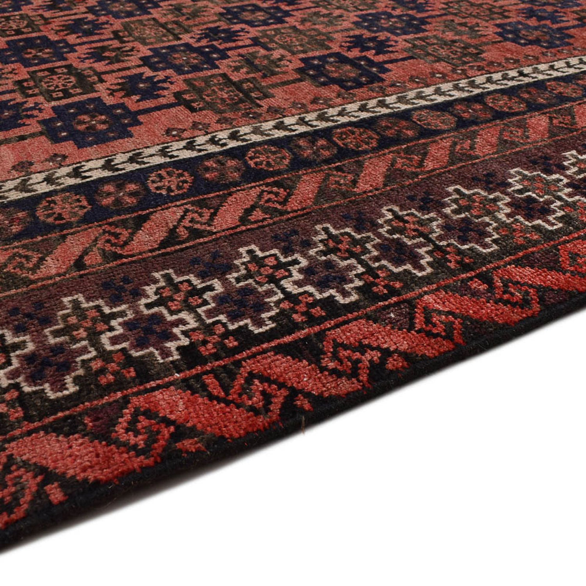 Tappeto corsia Tappeto Turkaman - 219 x 114 cm - rosso chiaro