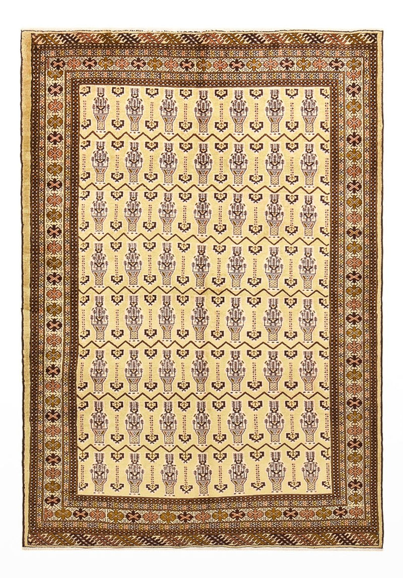 Tappeto Turkaman - 213 x 146 cm - beige chiaro