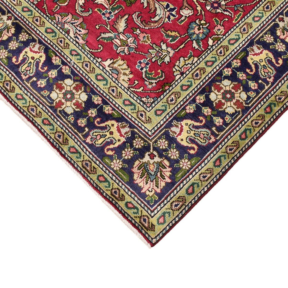 Tappeto Persero - Tabriz - 198 x 142 cm - rosso