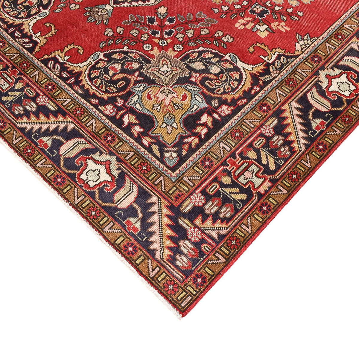Tappeto Persero - Tabriz - 297 x 198 cm - rosso